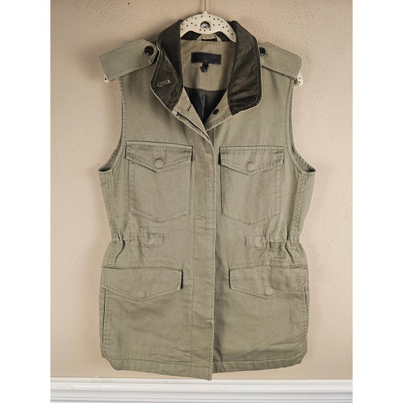 rag & bone Jackets & Blazers - Rag & Bone Jean Womens Khaki Green Utility Vest Medium